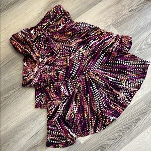 BCBGMAXAZRIA Vibrant Strapless Dot Dress Size 4